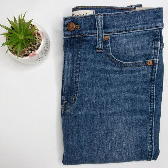 NEW Madewell 10" High-Rise Skinny Jeans in Bradshaw Wash, size 27 - Picture 16 of 16